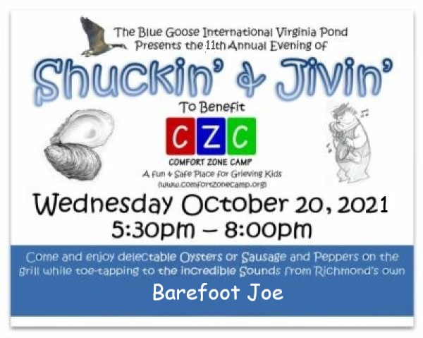 October 20 Shuckin’ & Jivin’